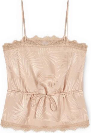 Motivi Sleeveless Tops - Dames - Tops zonder mouwen - Roze - S - Satijn - Tops