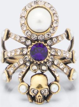 Alexander McQueen Spider embellished ring