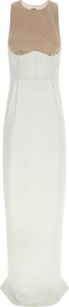 Elisabetta Franchi White Polyester Long Womens Dress