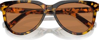 Miu Miu 56mm Phantos Sunglasses in Blond Havana at Nordstrom