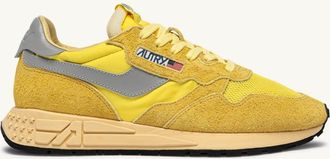 Autry REELWIND LOW SNEAKERS IN POPCORN AND VAPOR NYLON AND SUEDE