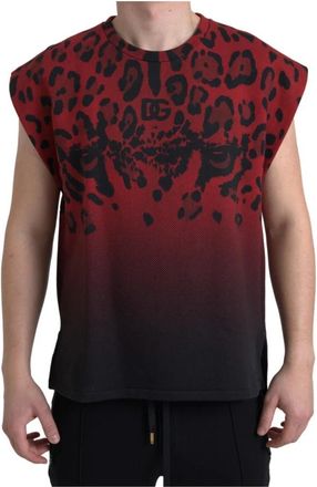 Dolce & Gabbana Sleeveless Tops - Heren - Tops zonder mouwen - Veelkleurig - XL - Katoen - Tops