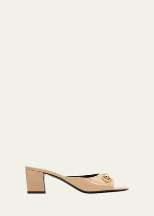 Gucci 55mm Signora Leather Mules
