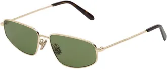 Retro Superfuture ISEDRA CLASSIC HOS Mens Sunglasses Gold Size 59
