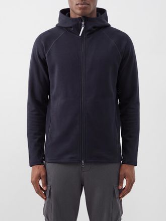 Houdini Power Up Hooded Fleece Jacket in Polartec with Zip Closure