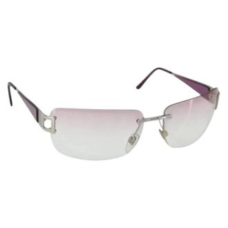 Bulgari Pre-owned Accessories, female, Pink, Size: ONE SIZE Pre-owned Vintage Sunglasses