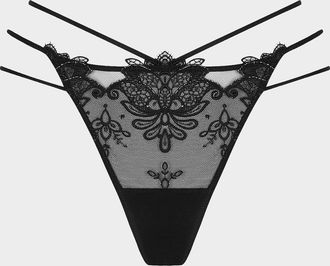 Lise Charmel Diva Glamour Embroidered Tulle G-String