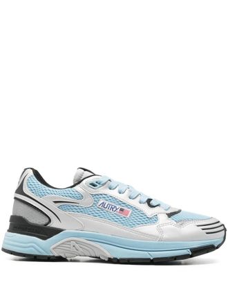 Autry logo-patch sneakers - Blu