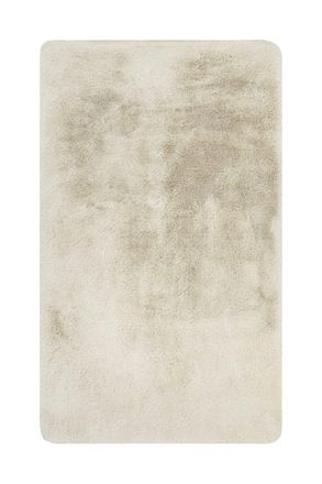 Wecon Home Alfombra de baño beige con mechones suaves 60x100
