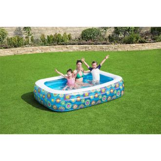 Bestway Piscina Hinchable Infantil Azul 229x152x56 Cm Bestway