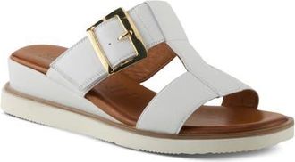 Spring Step Seaport Slide Sandal in White at Nordstrom, Size 10.5-11Us