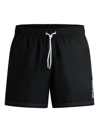 HUGO BOSS Costume da bagno con stampa - Nero