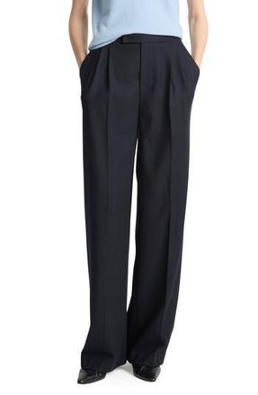Vince Pleated Wide Leg Pants in Coastal at Nordstrom Rack, Size 10