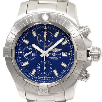 Breitling Pre-owned Avenger A13317 Automatic Watch - Heren - Pre-owned - Blauw - Maat: ONE Size