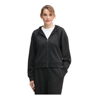 DKNY Dkny, Dames, Sweatshirts & Hoodies, Zwart, Maat: XS Poliester