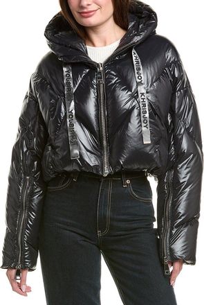 Khrisjoy Khris Cropped Shiny Puffer Jacket