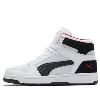 Puma Rebound LayUp Mesh White Black 370913-02