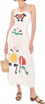 Carolina K Malla Dress In Off White