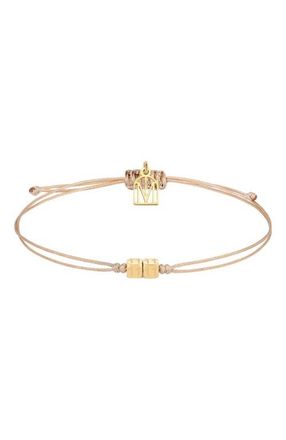 Mantra Thread of Divine Guidance 1111 bracelet in Yellow Gold at Nordstrom