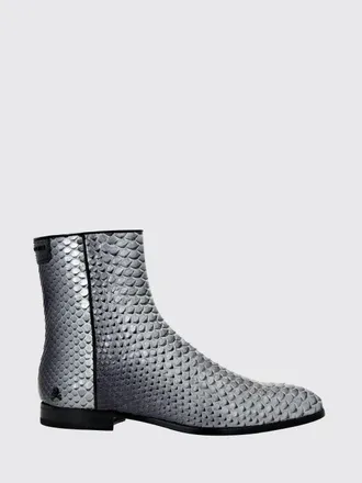 Philipp Plein Python Leather Ankle Boot