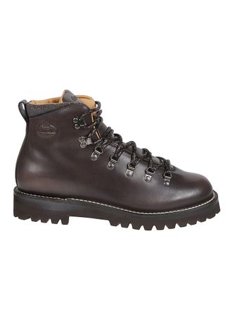 Churchs Poulton Brown Leather Lace-Up Boots
