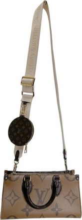 Louis Vuitton Brown Monogram Pouch Tote Bag (Pre-Owned)