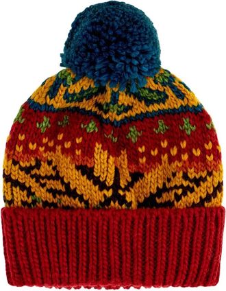 Gallo Cuffia in misto acrilico ricamato - - Accessories - unisex - Multicolore - ONE SIZE