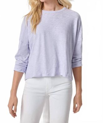 Lilla P Easy Long Sleeve Beach Tee In Lilac