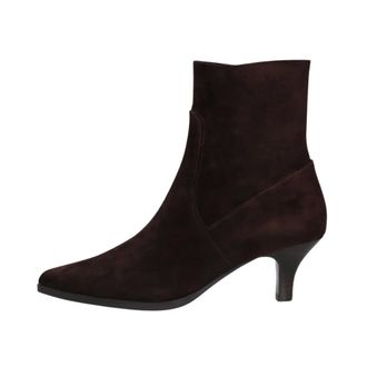 Stefano Lauran P8085C Enkellaarsjes - Dames - Schoenen - Bruin - Maat: 39 1/2 EU Zijde