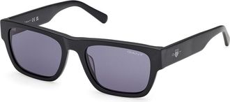 GANT GA00029 02A Mens Sunglasses Black Size 54