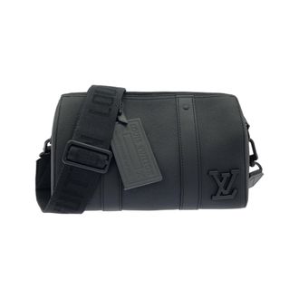 Louis Vuitton Black Leather Shoulder Bag (Pre-Owned)