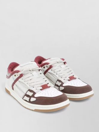 Amiri leather xl skel low-top sneakers