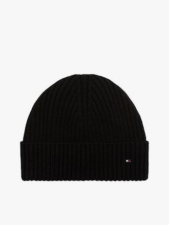 Tommy Hilfiger Hilfiger Flag Pure Wool Beanie