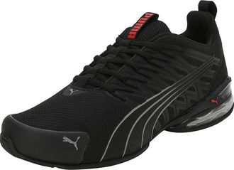 Puma Voltaic Evo Running Shoes Trainers Unisex - PUMA Black-Stormy Slate-for All Time Red - Size UK 9