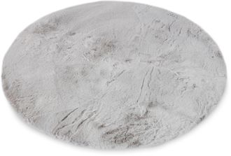 Gino Falcone Fellteppich »Kuschelteppich Chiara« rund 30 mm Höhe Kunstfell, Kaninchenfell-Haptik, besonders weicher Langflor