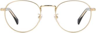 David Beckham DB11270RHL00 Round Full Rim Eyeglasses - Gold