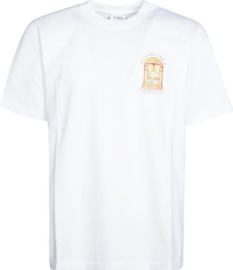 Casablanca Hermons Mirage Arch Classic Printed T-Shirt