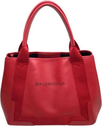 Balenciaga Pre-owned Leather balenciaga-bags - Dames - Vintage Shopper - Rood - ONE Size - Leer - Vintage