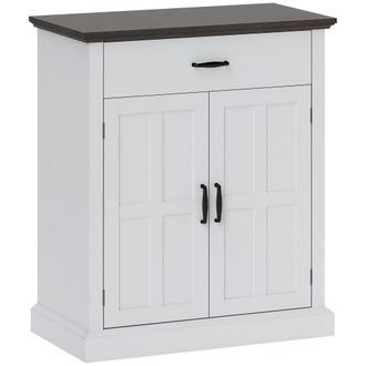 HOMCOM Aparador 75.2x40x91.5 cm blanco