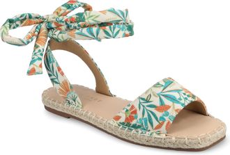 Journee Collection Women & apos;s Emelie Medium and Wide Width Espadrille Sandals