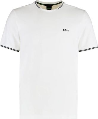 HUGO BOSS Taul T-shirt - Heren - T-shirts - Wit - XL - Katoen - Tops