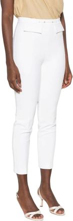 Elisabetta Franchi Mujer, Pantalones, Blanco, Talla: M