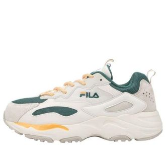 Fila (WMNS) FILA Tracer Retro Running Shoes Grey/Green/Yellow 1IM00003_143