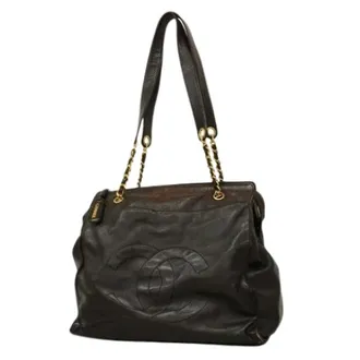 Chanel Pre-owned Tote Bags, female, Black, Size: ONE SIZE Pre-owned Vintage Tote Bag