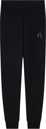 A|X Armani Exchange Regular Fit Scuba Broeken - Dames - Sweatpants - Zwart - XS - Polyester - Broeken
