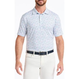 Robert Graham Dayton Short Sleeve Performance Polo in White at Nordstrom Rack, Size Xx-Large