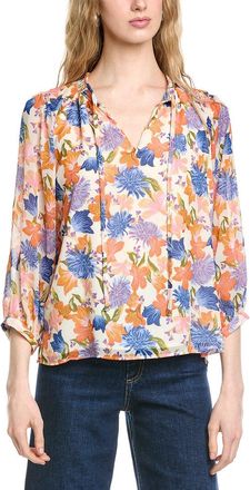 Vince Camuto Tie Neck Peasant Sleeve Blouse