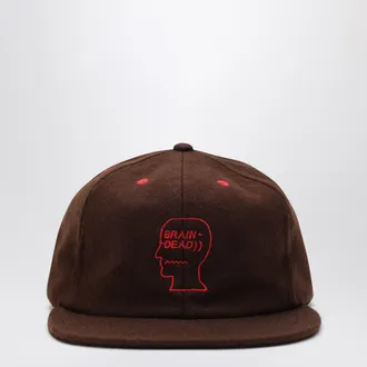 Brain Dead Brown Wool Blend Baseball Cap