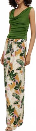 Significant Other Maize Pant In Palm Print