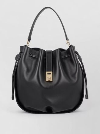 Ferragamo shoulder bag structured shape top handle